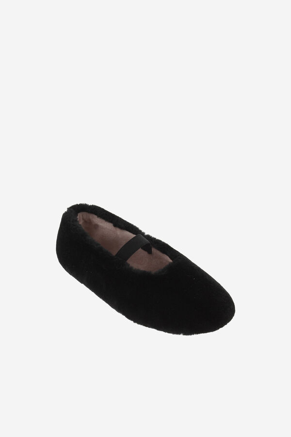 Victoria Chinelos de quarto fechados para meninas preto