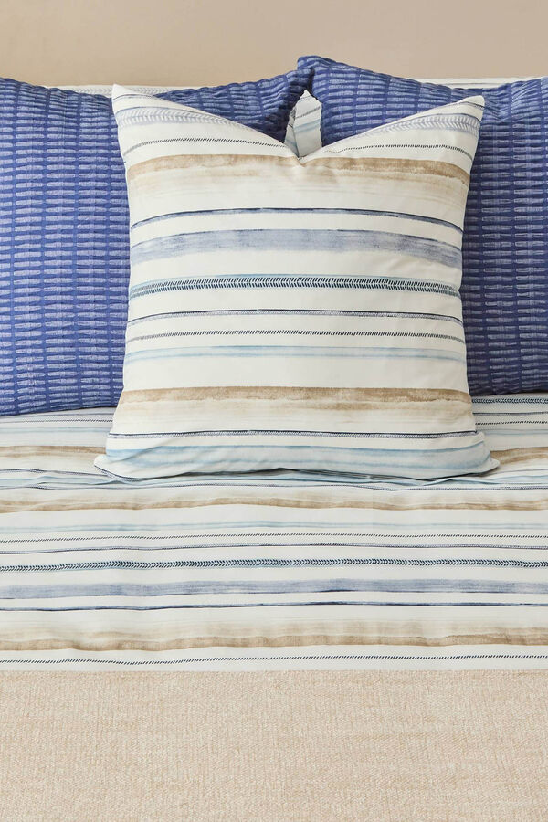 Womensecret Watercolour striped duvet cover bleu