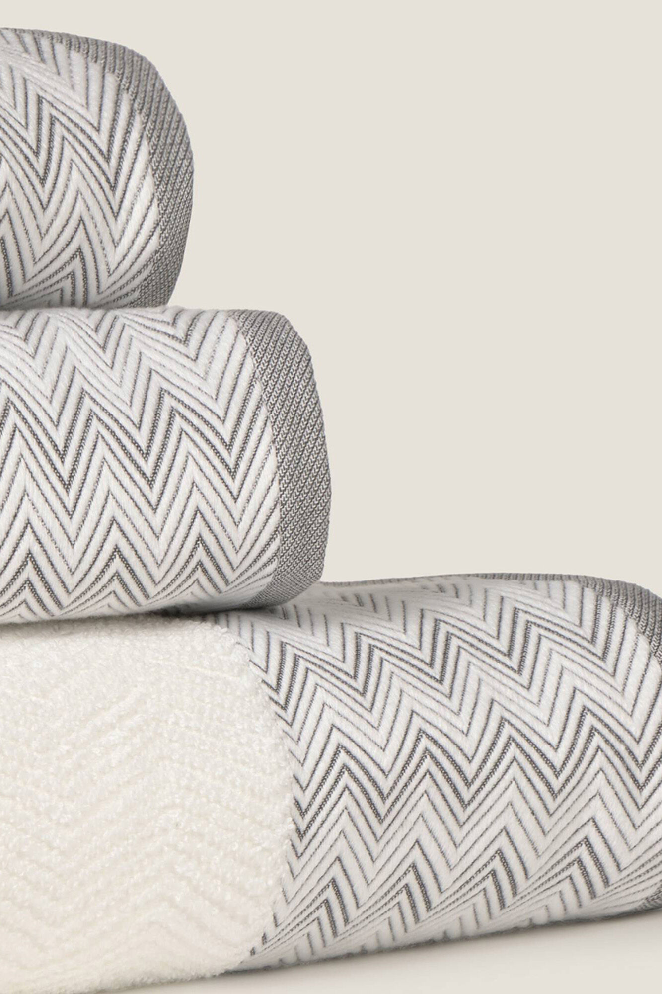 Textura Toalla rizo zigzag