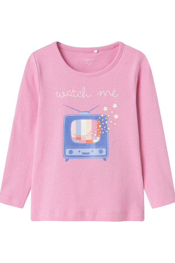 Name it Girl's TV long sleeve t-shirt Rosa