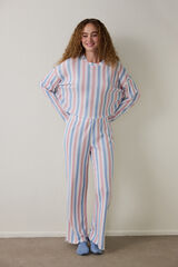 Penti Conjunto de pijama t&eacute;rmico de manga larga con cuello redondo Moonlight estampado