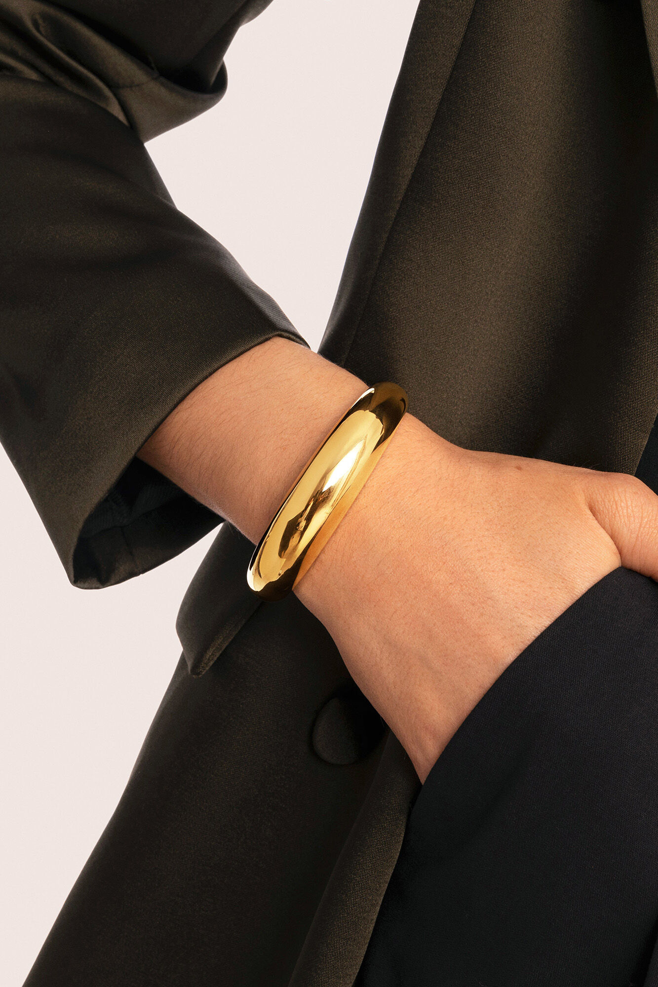 women'secret Brazalete Moon Acero Baño Oro