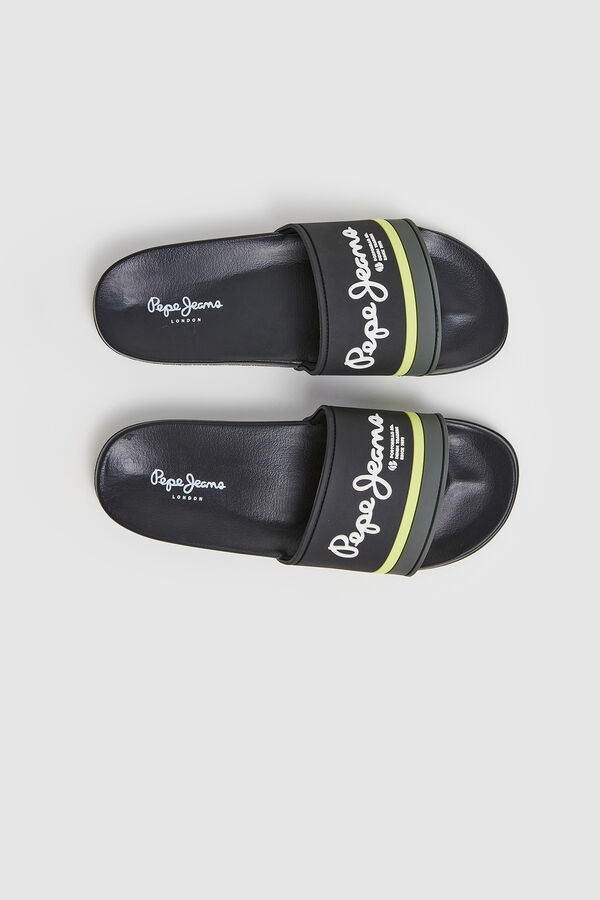 Womensecret Portobello M Beach Slider sandals Schwarz