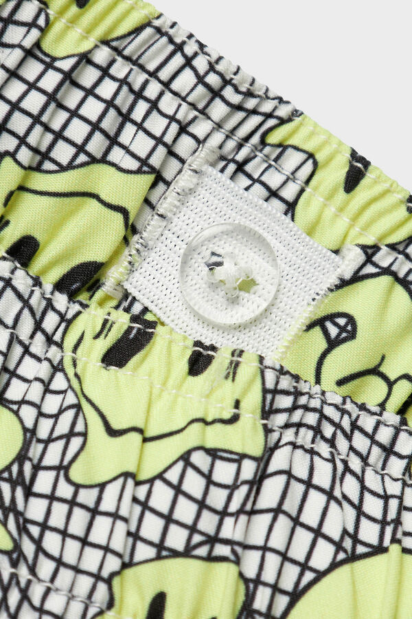 Name it print boy's swimsuit white