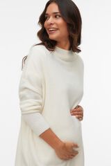 Mamalicious Long maternity jumper brown