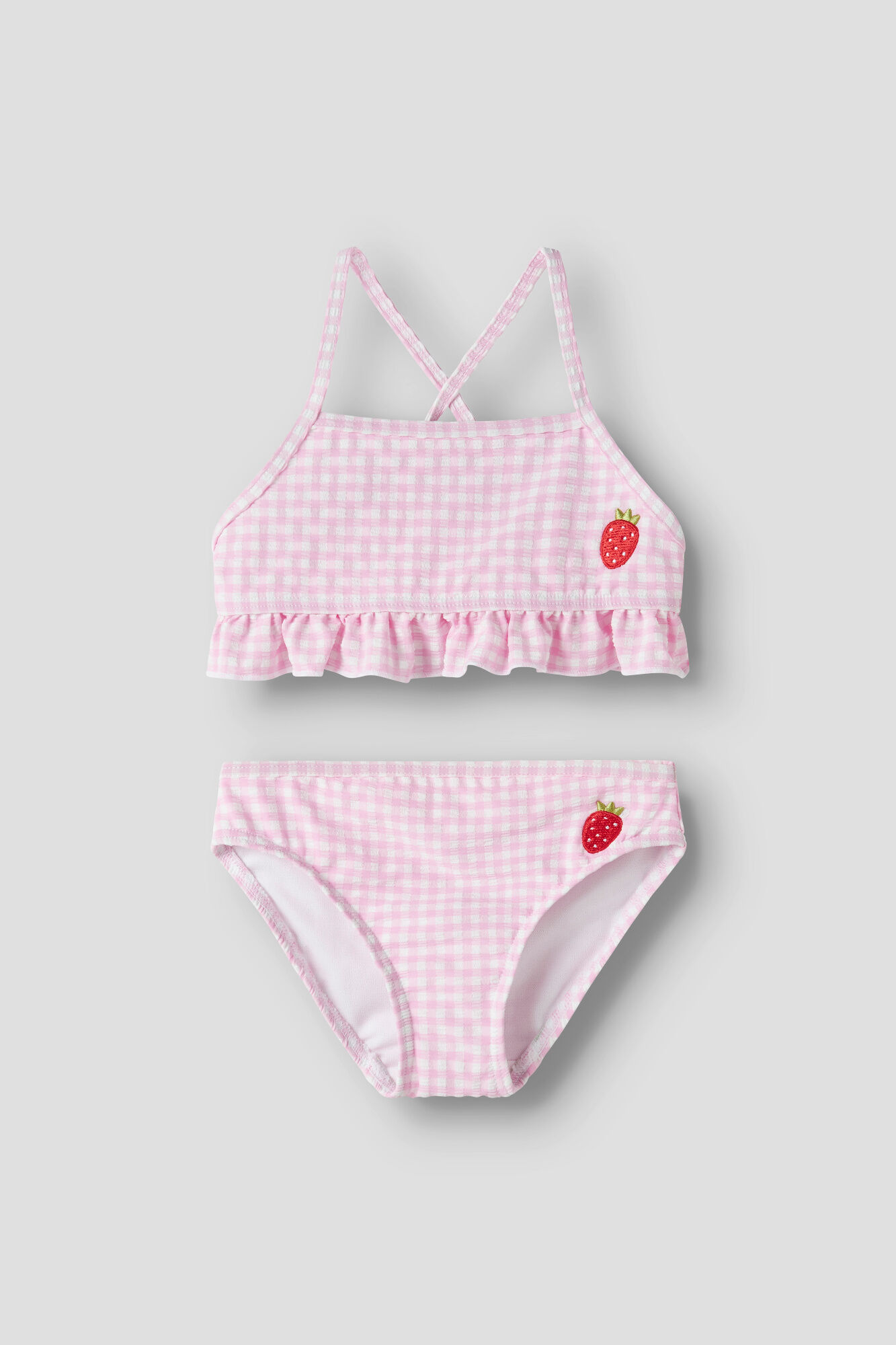 Name it Plaid girl's bikini