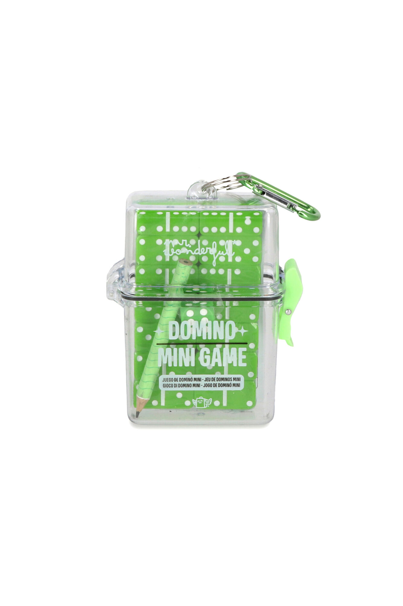 Mr. Wonderful Juego de domin&oacute; mini &iexcl;Diversi&oacute;n en cualquier parte!