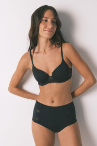 Women'secret Culotte gainante haute noire