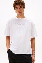 Tommy Jeans T-shirt with logo print white