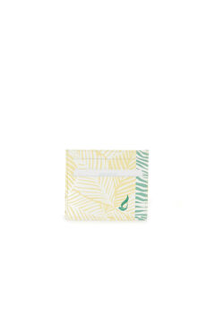Womensecret Women's leather card holder with tropical print mit Print