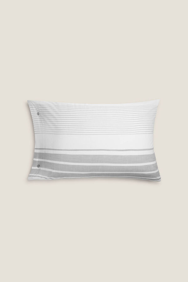 Womensecret Striped cotton pillowcase Siva