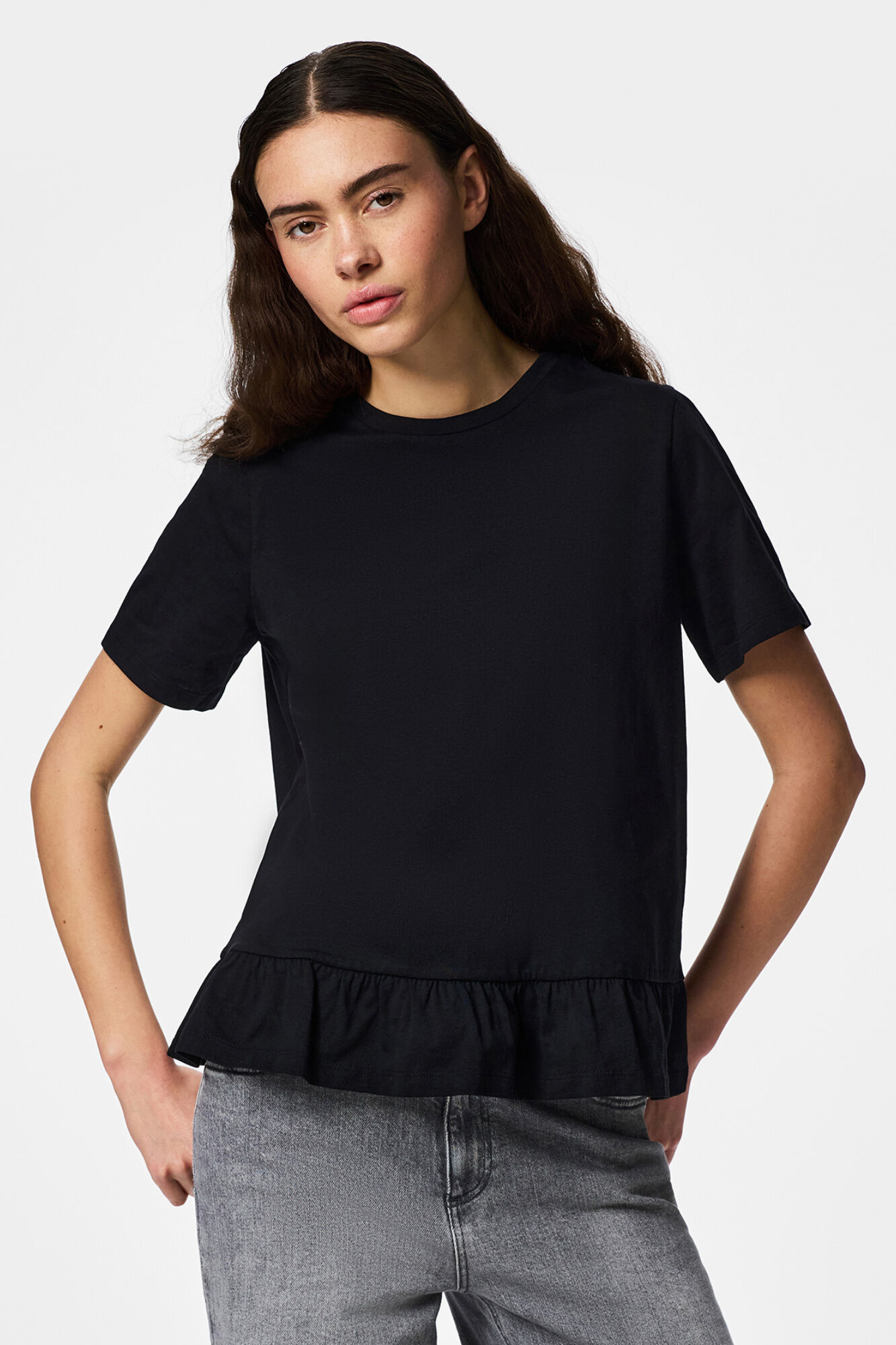 Pieces Volant-T-Shirt