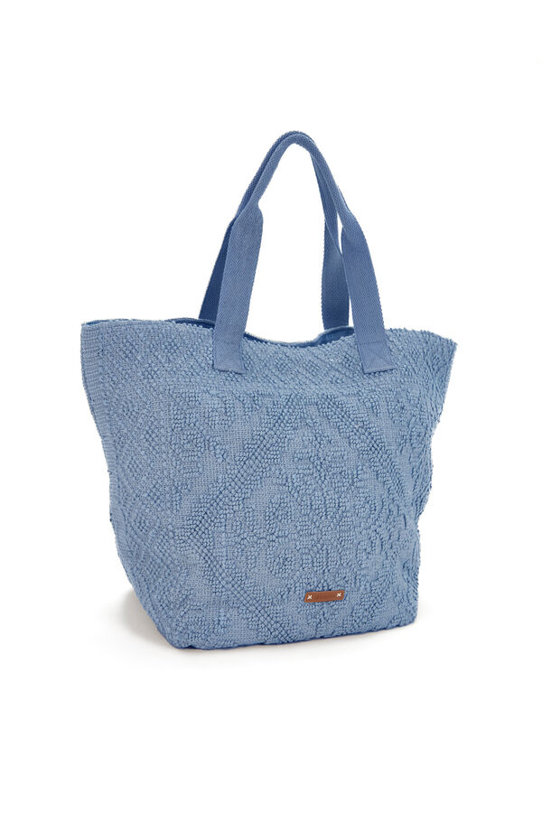 Abbacino Bolsa de praia grande azul Oceans Diary azul