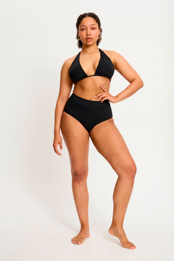 Modibodi Braga alta bikini menstrual alta absorci&oacute;n negro