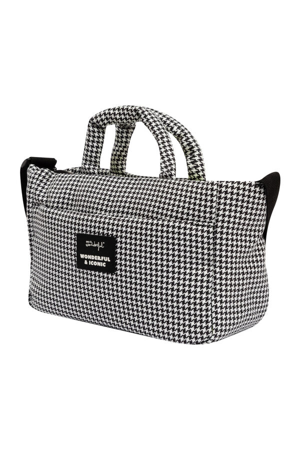 Mr. Wonderful Bolso peque&ntilde;o pata de gallo - Wonderful & iconic estampado