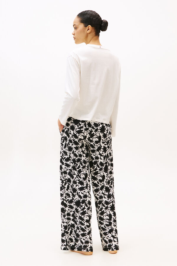 Tommy Hilfiger Conjunto de pijama de manga larga estampado