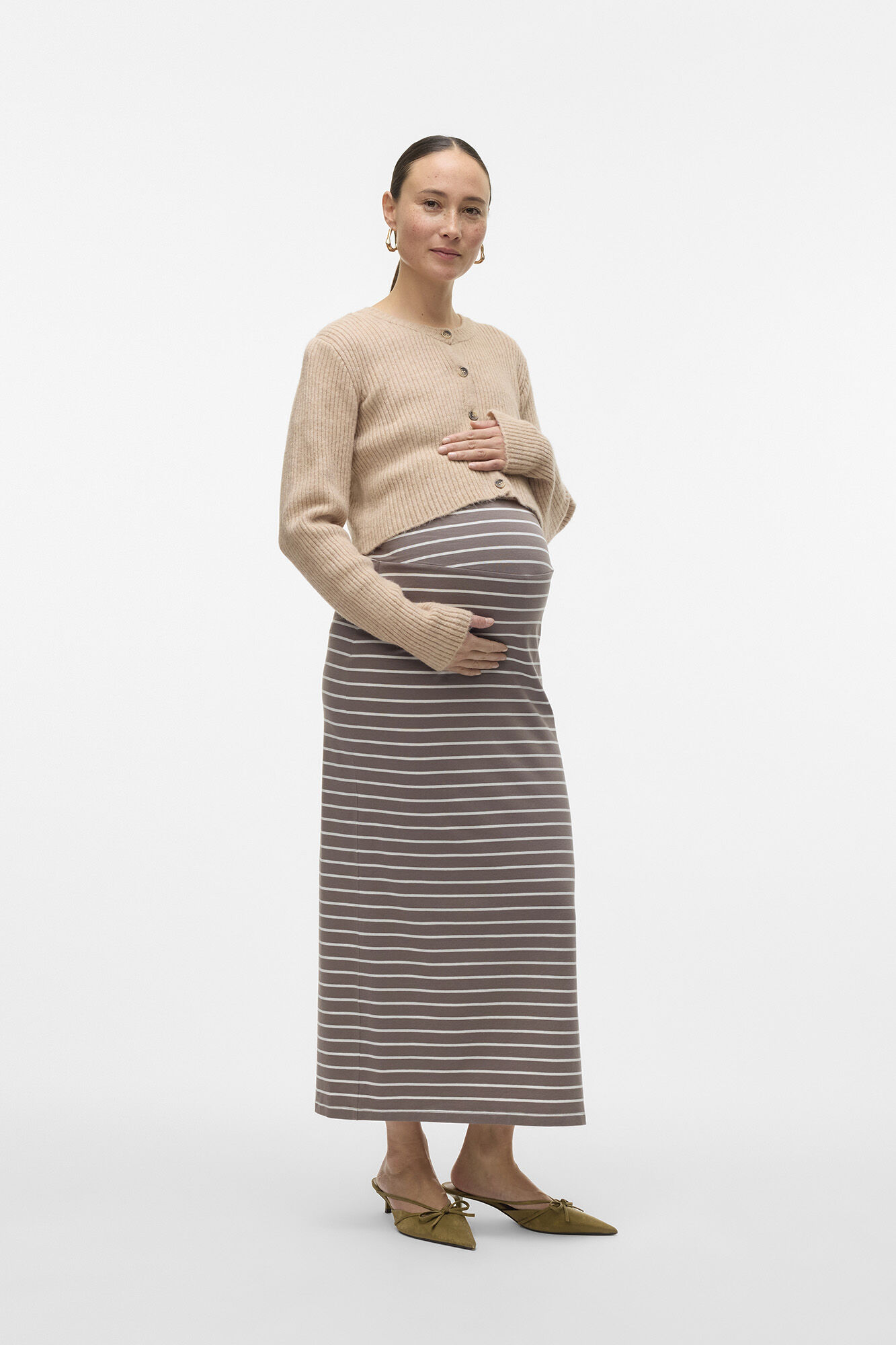 Mamalicious Langer Maternity aus Baumwolle