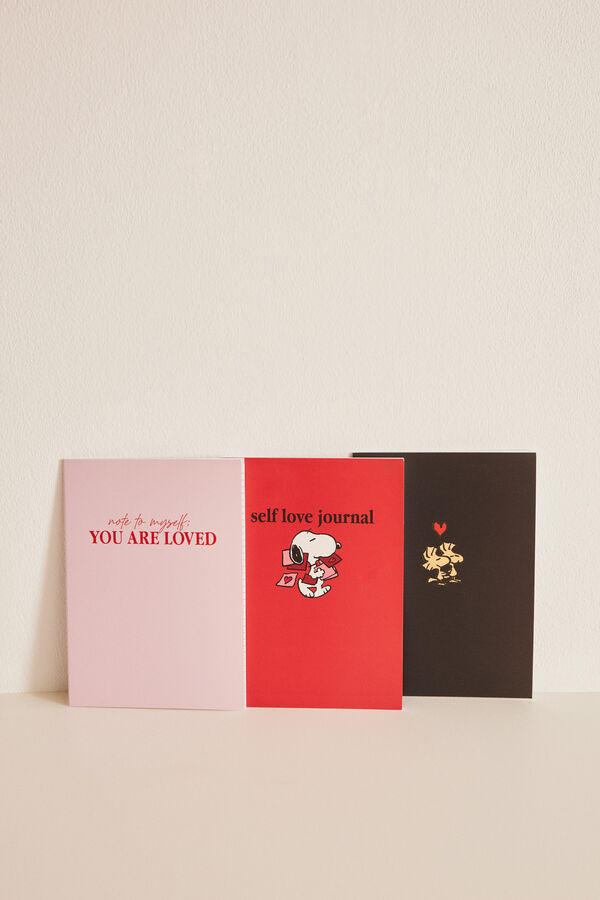 Womensecret Pack of 3 'Self Love' notebooks printed