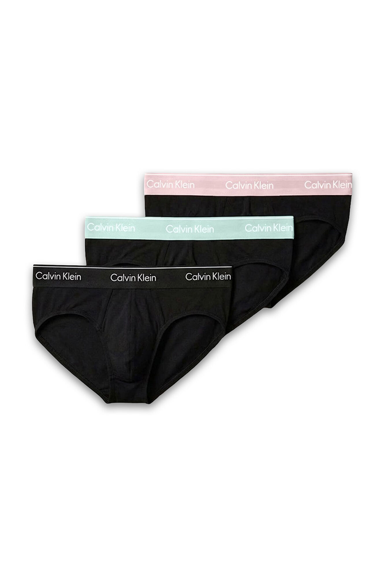Calvin Klein Pack 3 cuecas - Icon algod&atilde;o stretch