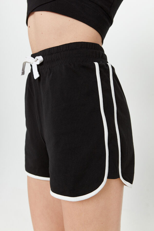 Womensecret Essential cotton shorts noir