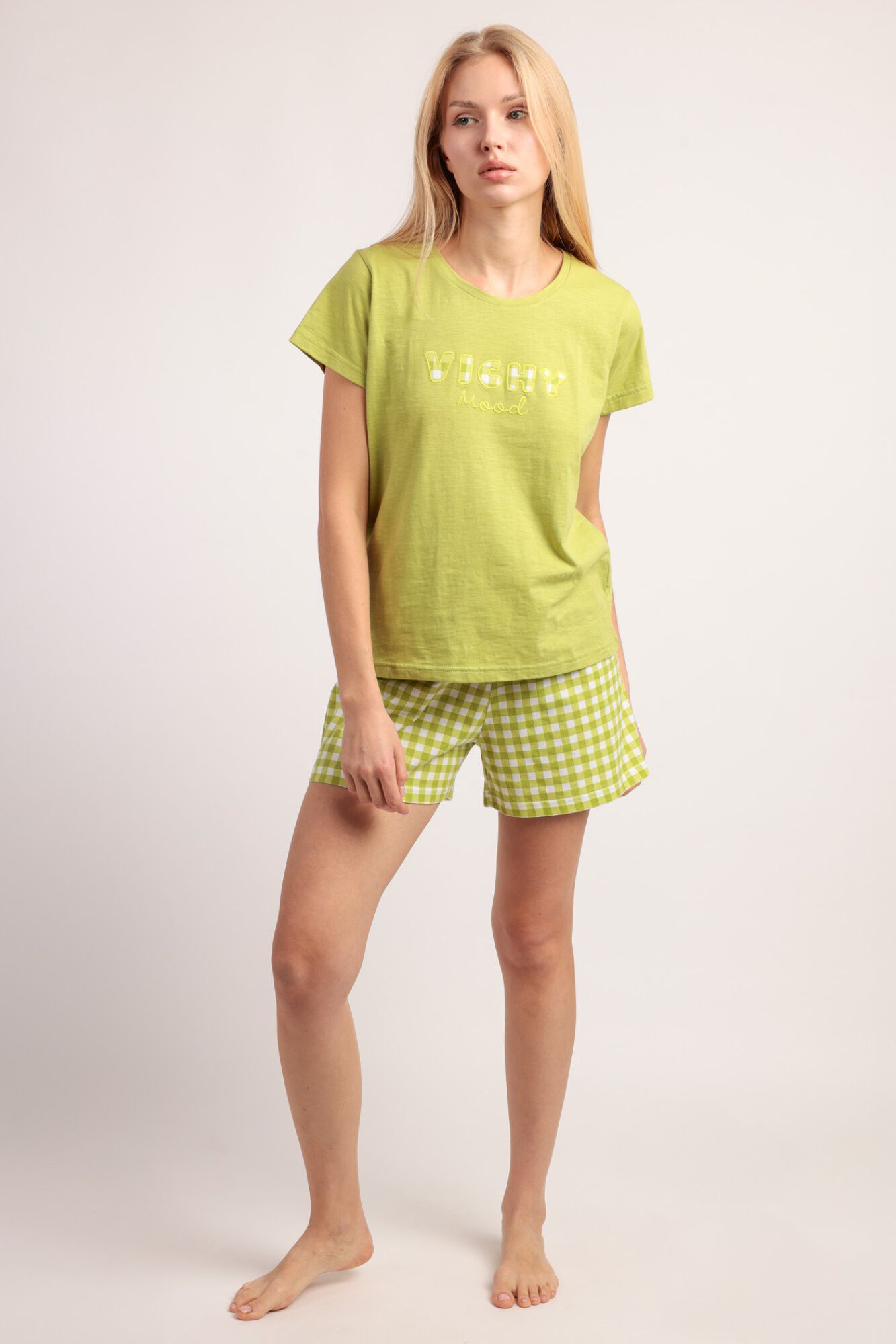 Admas Pijama corto verano vichy mood