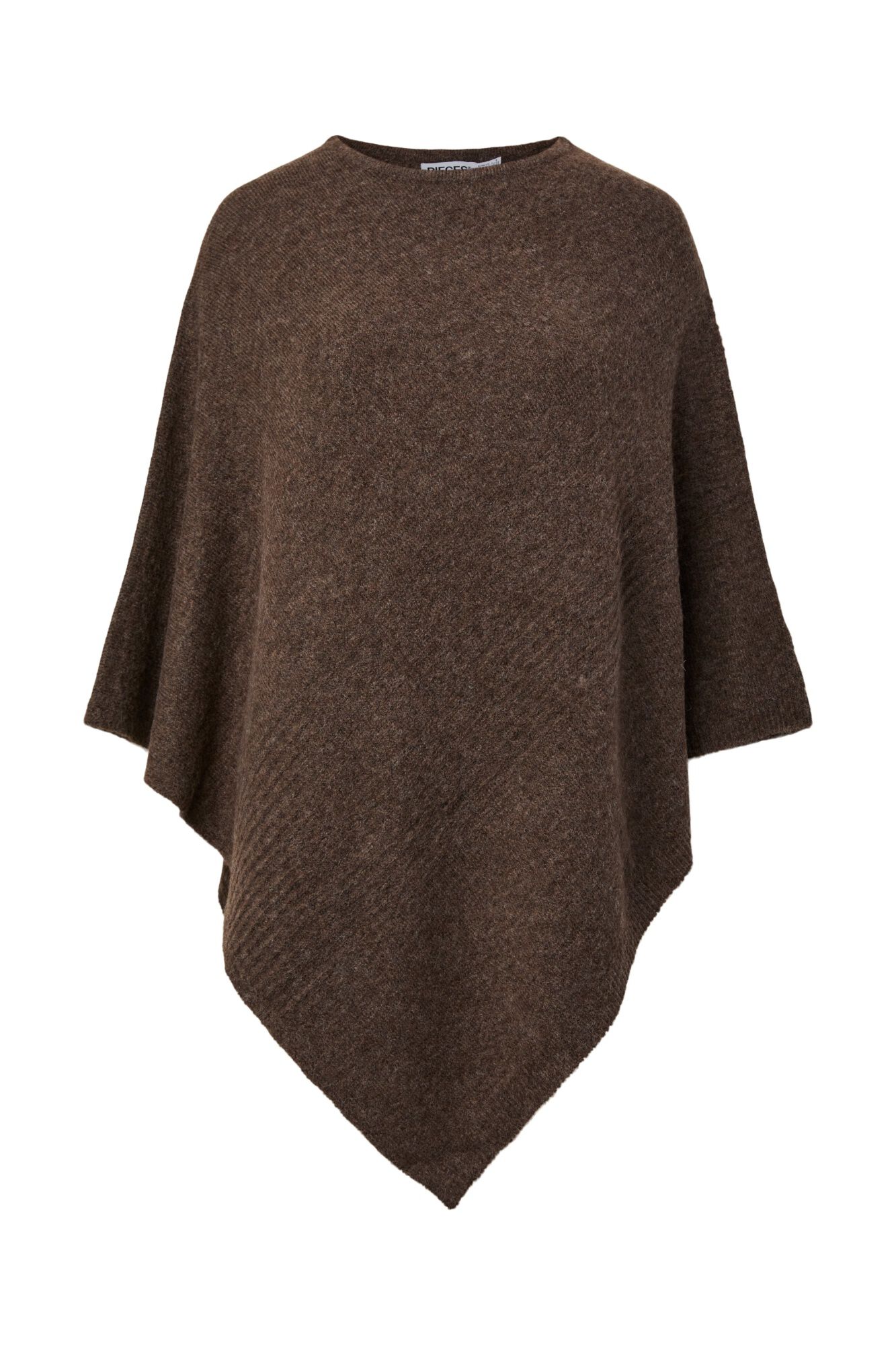 Pieces Poncho de malha com brilho