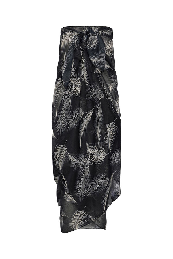Womensecret Printed multipurpose sarong. gris