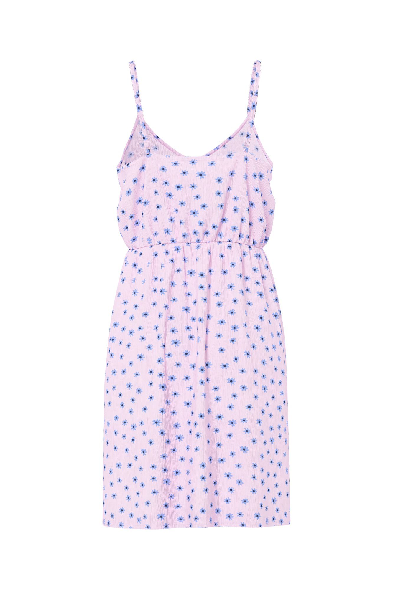 Pieces Kleid mit Blumenprint und Tr&auml;gern