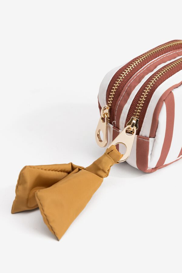 Vilanova Nylon printed bag red