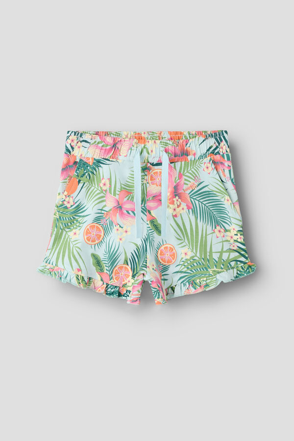 Name it Printed girls' short blue