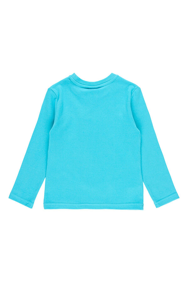 Bob&Oli Pijama com interlock de menino - org&acirc;nico azul