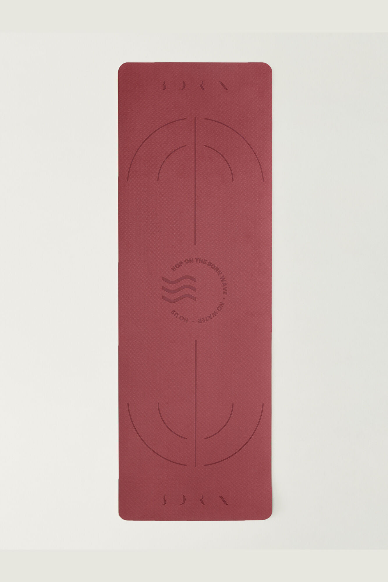 Born Living Yoga Rote Wave 6 mm Matte