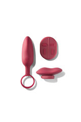 Platanomel&oacute;n Mobi Remote Control Couples Vibrator vermelho
