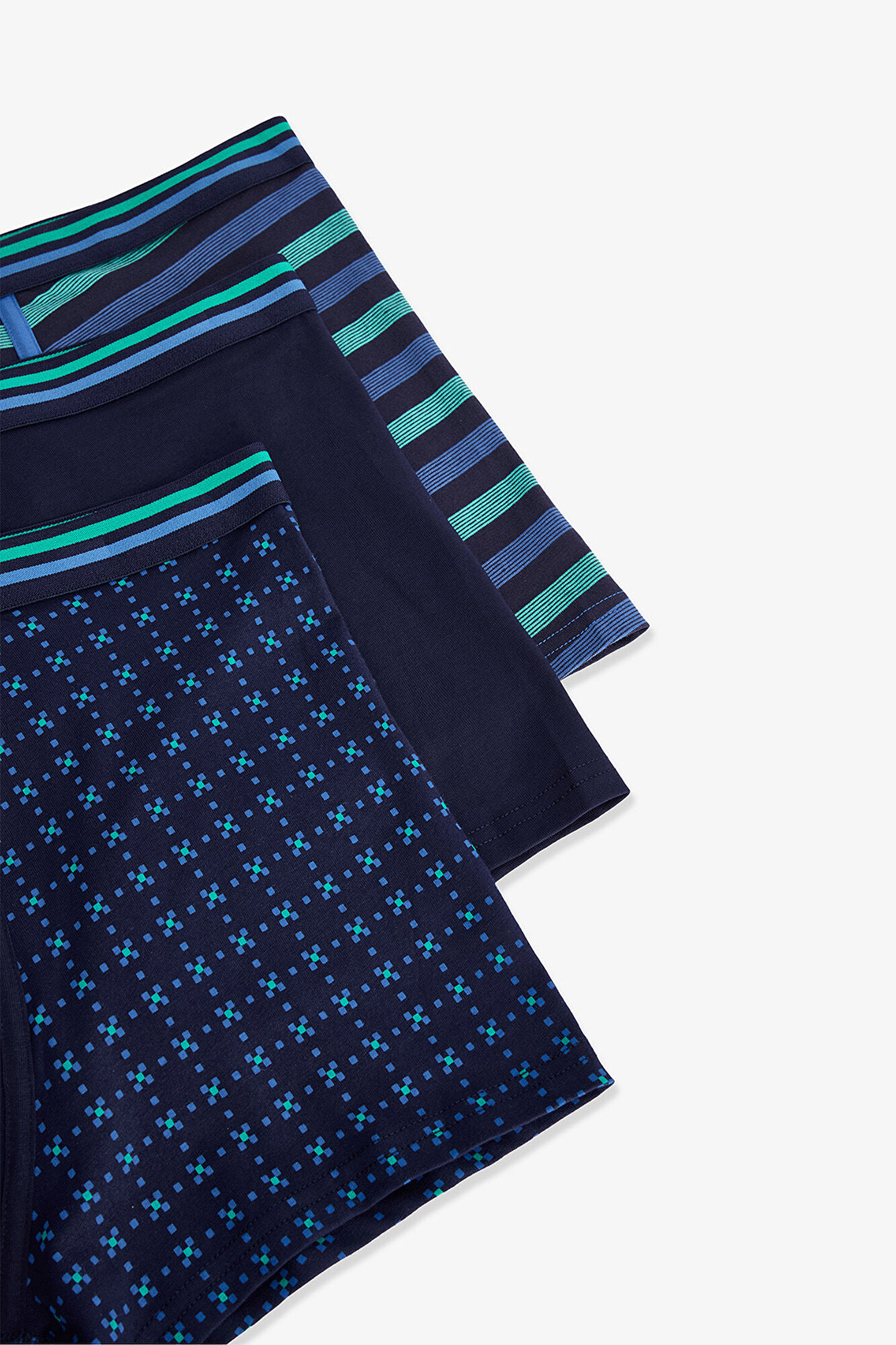 Penti Pack de 3 boxers org&aacute;nicos a rayas para hombre