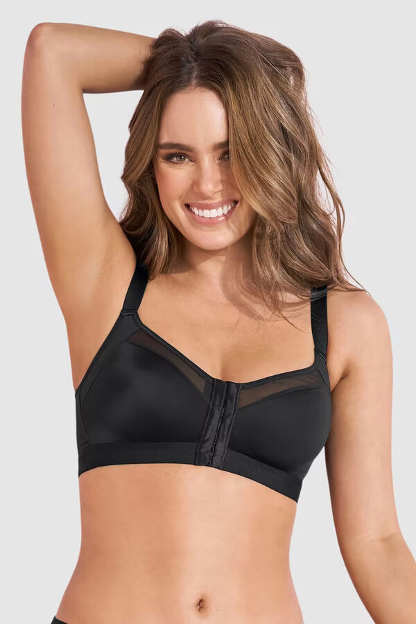 Leonisa Sujetador facilitador de postura con copas en espuma Multi/Benefit negro