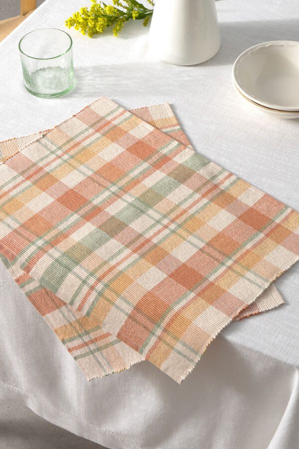 Textura Plaid individual imprim&eacute;