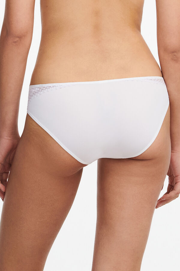 Womensecret Classic embroidered panty white