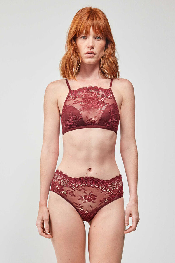 Gisela High waisted panties Rot