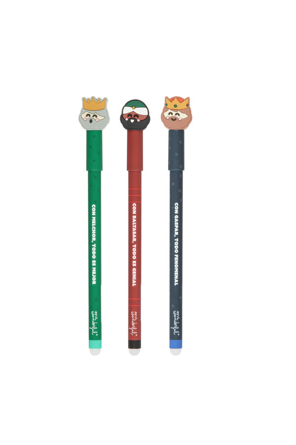 Mr. Wonderful 2 canetas apag&aacute;veis ​​de Natal estampado