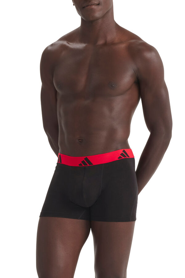 Adidas Pack of 3 logo boxers white