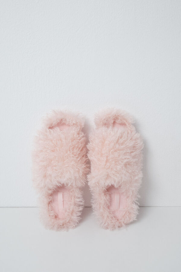 Women'secret Pink plush slippers pink
