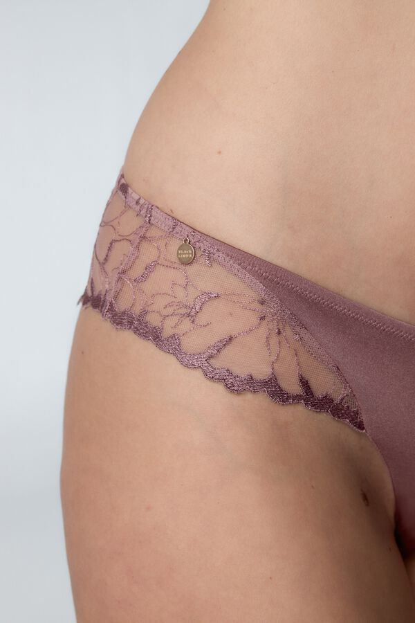 Black Limba Hannah Brazilian panty pink