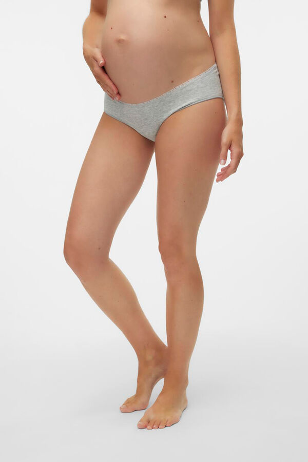 Womensecret Pack de dos bragas maternity  gris