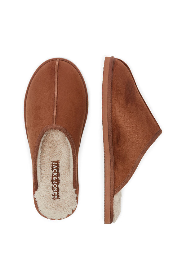 Jack & Jones Zapatillas casa borreguito marr&oacute;n