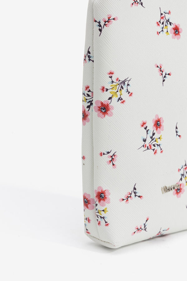 Vilanova Bolso para gafas con Estampado Floral Braon