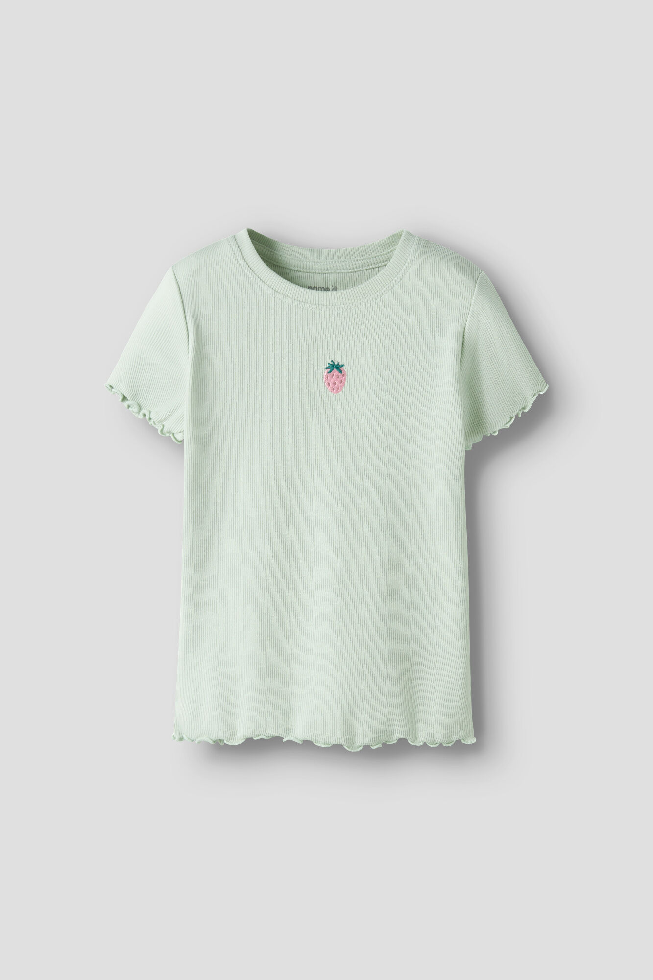 Name it M&auml;dchen-Rippstrick-Kurzarm-Shirt