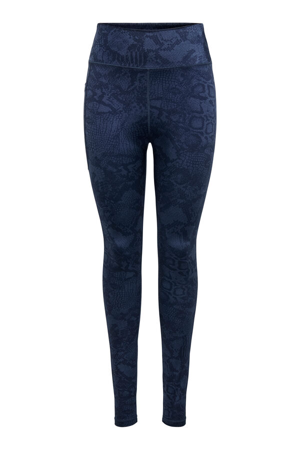 Only Play Legging de cintura alta azul