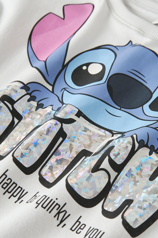 Name it Girl's Lilo & Stitch sweatshirt white