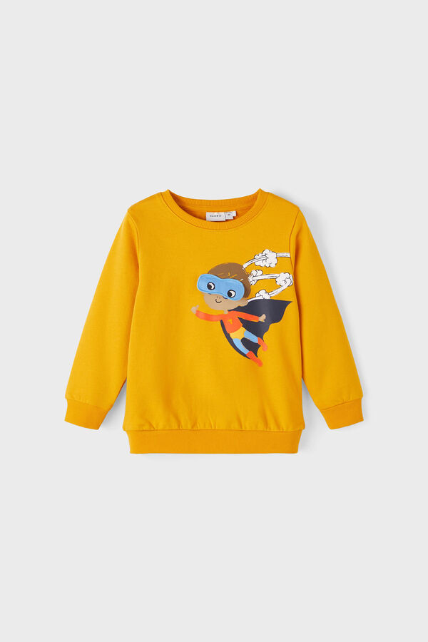 Womensecret Mini boys' sweatshirt Smeđa