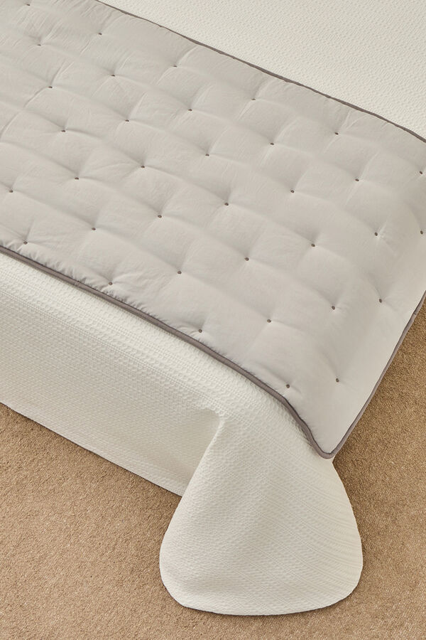 Textura Gepolstert Topper mit Punkten Rosa